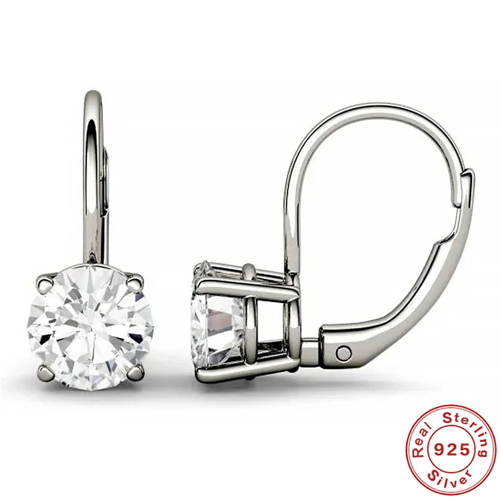Moissanite Ear Stud Earrings