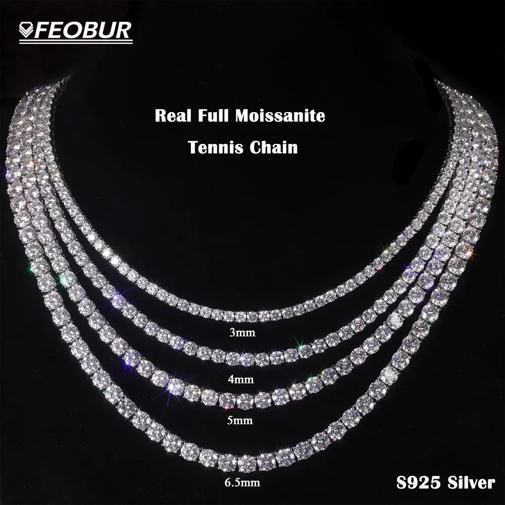 Real Moissanite Tennis
