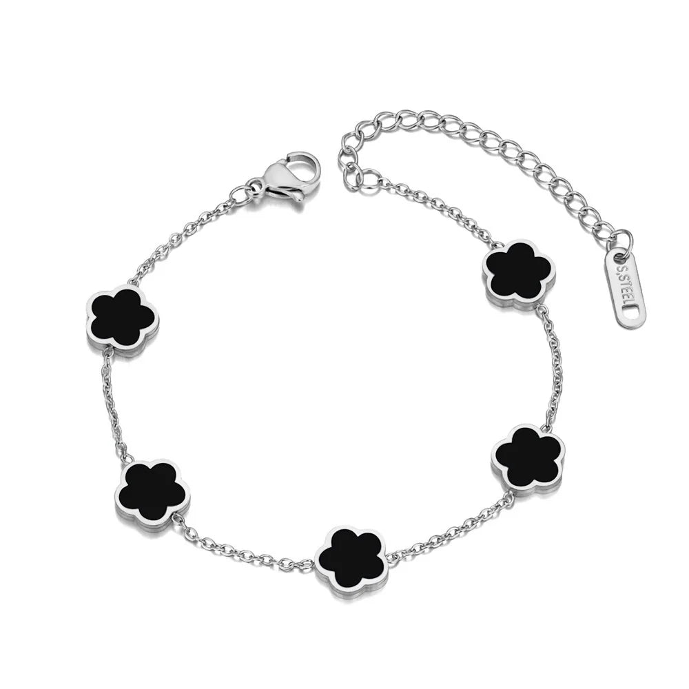 Shell Flower Charm Bracelets For Women