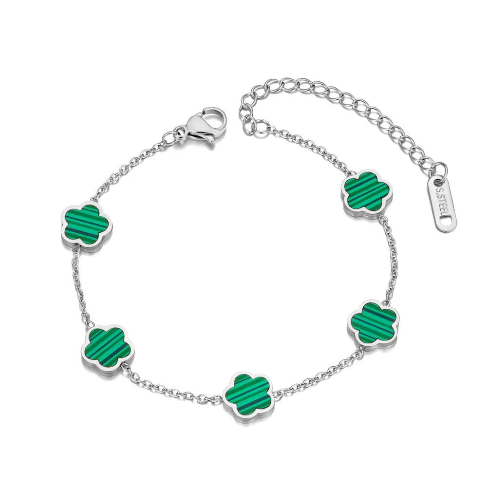 Shell Flower Charm Bracelets For Women