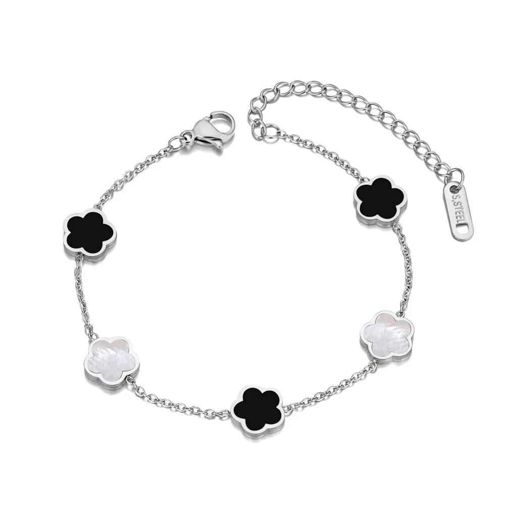 Shell Flower Charm Bracelets For Women