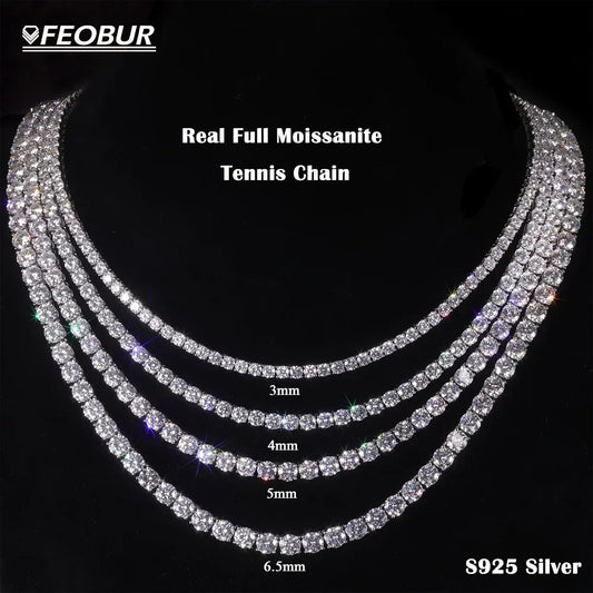 Real Moissanite Tennis