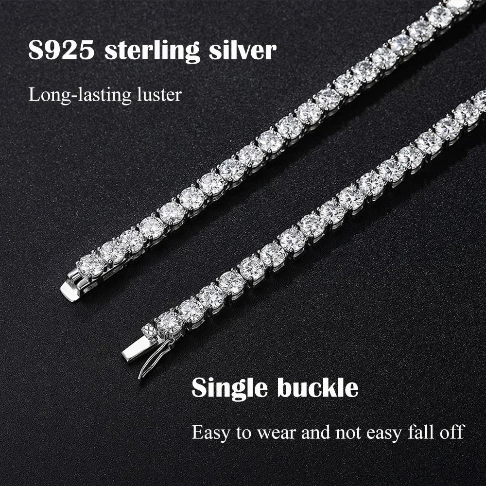 Real Moissanite Tennis